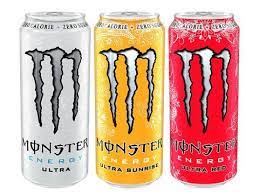 Monster energy drink 1 serving 100.8 calories 27 g 0 g 0 g 0 g 0 mg 0 g 180 mg 27 g 0 g. Monster Energy Goes Ultra With New Zero Sugar Lines News The Grocer