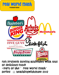 Real World Math Restaurants Real Life Math Math Words Math Word Problems