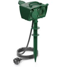 Mithilfe einer steckdosenleiste, auch steckerleiste oder mehrfachsteckdose genannt, kann. Deleycon Deleycon 4 Fach Outdoor Steckdose Mit Erdspiess Ip44 Garten Terrasse 1 4m Kabel Steckdosenleiste Online Kaufen Otto