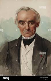 Prosper Mérimée (1803-1870). Author of 'La Venus d'Ille' (1837), 'Colomba'  (1840) and 'Carmen' (1845). Photograph from 1861 Stock Photo