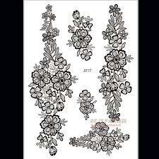 Black And White Henna Aliexpress Com Buy Indian Lace Black White Henna Tattoo Sticker White Henna Tattoo Henna Tattoo Stickers Henna Tattoo