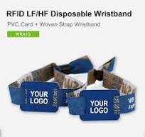 WRA13 | Disposable NFC Wristband with Fabric Locked band