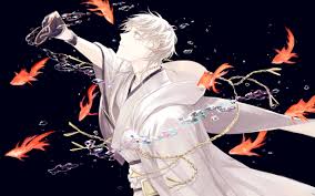 dorilius inspiration for jaha character is tsurumaru kuninaga from touken ranbu source https www pixiv net member illust php mode medium illu イラスト 金魚 つるいち