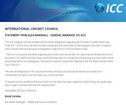 After the story has died down, search your name online to see what comes up. Loshan Arvloshan On Twitter Slap From Icc Can We Request A Public Apology For The False Allegations And Misleading Statement We Stand With Our Legends Kumarsanga2 Mahelajay Ara Https T Co D95cbbga5o