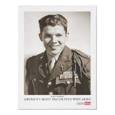 Audie Murphy Poster Zazzle Com War Heroes American Heroes Medal Of Honor Winners