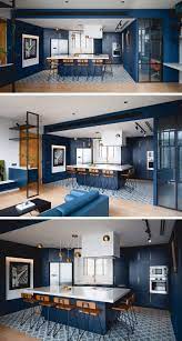 See more ideas about kitchen decor, decor, kitchen. Kitchen Design Idea Deep Blue Kitchens Blue Kitchens Blue Kitchen Walls Kitchen Design