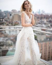 Groom Carrying Bride Pantsuit Wedding Dress Civil Wedding Dresses Short Wedding Dress