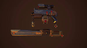 Welcome to the bolter and chainsword register now to gain access to all of our features. Artstation Warhammer 40k Chainsword Bolter Luka Prelevic