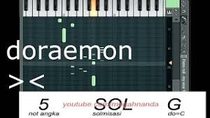 Animation soundtrack music by kan sawada doraemon. Solmisasi Not Angka Lagu Doraemon Youtube