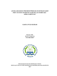 Judul perbaiki judul & buat proposalnya 2 1 april 2010 konsul judul & proposal acc judul, perbaikan ketikan, ganti ayat 3 15 april 2010 bab i, ii,iii,iv tambahkan halaman judul, perbaiki tabulasi & buat kuesionernya 4 30 april 2010 konsul kuesioner tambahkan jumlah pertanyaan & buat power point Halaman Sampul Judul Kti