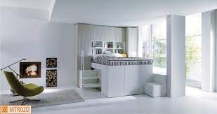 Hai mai pensato a un letto a soppalco come alla tua pratica zen quotidiana? Container Matrimoniale Il Soppalco Con L Armadio