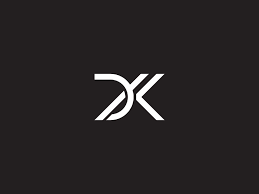 Dk Monogram Minimal Logo Design Letter Logo Design Dk Logo