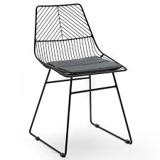 Modrn Scandinavian Metal Dining Chair With Cushion Set Of 2 Walmart Com Metal Dining Chairs Wire Dining Chairs Dining Chairs