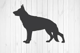 Download German Shepherd Silhouette Graphic By Rayan Creative Fabrica PSD Mockup Templates
