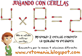 Con 8 fosforos con ocho fósforos pueden construirse numerosas figuras de contorno cerrado. Retos Matematicos Reto Matematico 1 Jugando Con Palillos