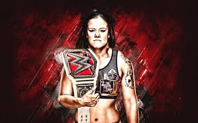 This image wwe background can be download from android mobile, iphone, apple macbook or windows 10 mobile pc or tablet for free. Download Wallpapers Shayna Baszler Wwe American Wrestler Ufc Mma American Fighter Portrait Red Stone Background For Desktop Free Pictures For Desktop Free