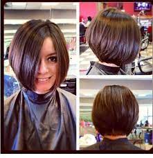 Short Stacked Bob Hairstyles Back View Love This Brunette Short Stacked Bob Hairstyles Stacked Bob Hairstyles Bobs For Thin Hair