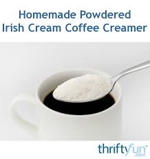 homemade powdered irish cream coffee
