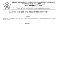 Pt bank rakyat indonesia (persero), tbk (bri atau bank bri) adalah salah satu bank milik pemerintah terbesar di indonesia. Top Pdf Analisis Tingkat Likuiditas Pada Pt Bank Rakyat Indonesia Persero Tbk 123dok Com
