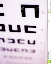 Optician Eye Test Chart Stock Image Image Of Checkup 91353537