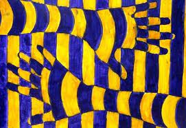 2nd grade, art education, collage, complementary colors, flowers, plants, primary colors, project with a story, secondary colors | permalink. Complementary Colors Op Art Lessons Art Elements Of Art