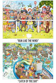 Puzzles are a great way to keep yourself on your toes—especially when you're stuck indoors. Wasgij 1000 Piece Jigsaw Puzzles From Reverse Perspective