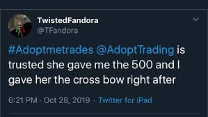 It focuses on adopting and caring for a variety of virtual pets through hatching eggs. Adopt Me Trading Adopttrading Twitter