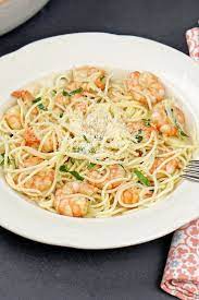 Italian Shrimp Scampi Pasta Dinner Recipe With Butter Garlic Red Pepper Flakes Lemon Juice White Wine Scampi Pasta Shrimp Scampi Pasta Pasta Dinner Recipes