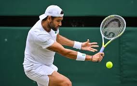 Matteo berrettini, playing inspired tennis in his first grand slam final, unleashed everything in his formidable arsenal to rock djokovic in a riveting contest. A0y1ylxsnmixim