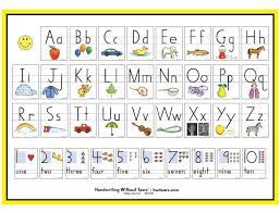 Letters and numbers for me. School Health Handwriting Without Tears Paper