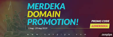 Merdeka merdeka merdeka! these are the words that we hear at every corner throughout august in malaysia! Merdeka Domain Promotion Zenpipe