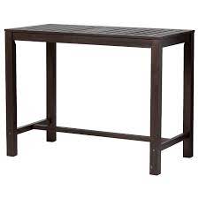 A nice garden table accompanied by a few sturdy chairs can be essential for decorating the outdoor room. Kloven Bar Table Outdoor Dark Brown Ikea
