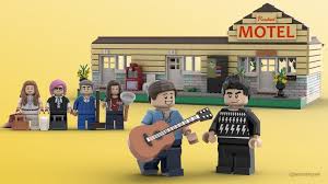 Someone Designed A Schitt S Creek Lego Set And Yes It Has Moira S Wig Wall Lego Sets Schitts Creek Lego City