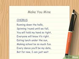 I'll literally spend 2 hours on trying to develop a chorus for a song that i've already hashed out in my head and it blows my mind how many really catchy songs they were able to produce. How To Write A Song With Pictures Wikihow