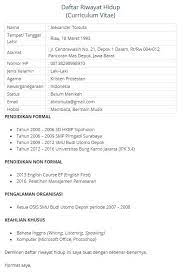 Contoh cv menarik tulis tangan. 20 Contoh Cv Menarik Dan Daftar Riwayat Hidup Baik Dan Benar Nomis Id