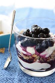 Healthy Yogurt Breakfast Parfait With Blueberries Granola Recipe Recipe Healthy Yogurt Breakfast Healthy Yogurt Parfait Breakfast