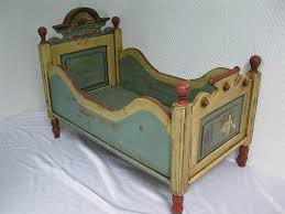 Holz Nostalgie Puppenbett 67 X 38 Cm Hohe 50 Cm Ebay Puppenbett Puppenbett Holz Puppen