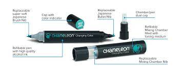 Remove the pen from the cap. Chameleon Art Products Chameleon Changing Color Pens