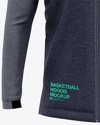 Download Basketball Heather Hoodie Mockup Front View Of Hooded Jacket In Apparel Mockups On Yellow Images Object Mockups