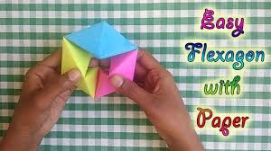 To make a larger copy of the… last month i posted a group of photographs documenting flexagons made by fifth grade students. Easy Paper Flexagon How To Make Flexagon With Paper How To Fold An O Toy Paper Paper Toys How To Make