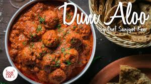 Dum Aloo Recipe Kashmiri Dum Aloo Recipe Chef Sanjyot Keer Youtube Aloo Recipes Food Lab Recipes