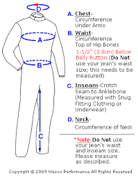 crow race suit size chart