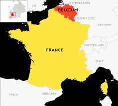 For belgium map germany map, direction, location and where addresse. Infographic Depicting France And Belgium Answers