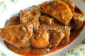 Pajeri Nenas Hidangan Pagi Raya Makanan Memasak Resep Masakan Indonesia