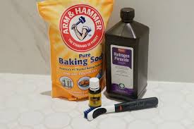 The best homemade tile grout cleaner combines baking soda and hydrogen peroxide in equal parts or 1 baking soda, 1/2 part peroxide and a small amount of dish soap. How To Clean Whiten Grout Naturally Recipes With Essential Oils