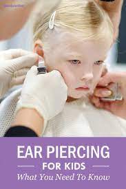 Ear Piercing For Kids What You Need To Know Baby Ear Piercing Ear Piercing Care Ear Piercings