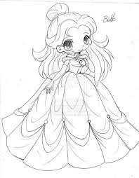 Anime Princess Coloring Page In 2020 Chibi Coloring Pages Princess Coloring Pages Princess Coloring