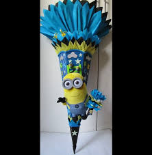 Schultüte „einhorn für die kleinen damen. Inspiration Fur Den Schulanfang Und Die Einschulung Trendy Coole Minions Kevin Schultute 1 07 M Inspiration For Schultute Basteln Schultute Minions Basteln