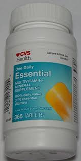 Cvs Health One Daily Essential Multivitaminmultimineral Supplement 1 Bottle Of 365 Tablets Continue To Women Nutrition Vitamin Tablets Multivitamin Mineral