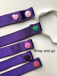 Purple 3 9 Inch Long Ear Saver Kid Mask Holder Mask Etsy In 2020 Mask For Kids Face Mask Mask